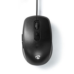 Nedis Mouse Verdrahtet | 1200 / 1800 / 2400 / 3600 dpi | Einstellbar DPI | Anzahl Knöpfe: 6 | Rechtshändig
