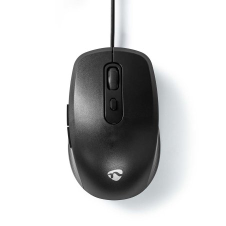Nedis Mouse Verdrahtet | 1200 / 1800 / 2400 / 3600 dpi | Einstellbar DPI | Anzahl Knöpfe: 6 | Rechtshändig