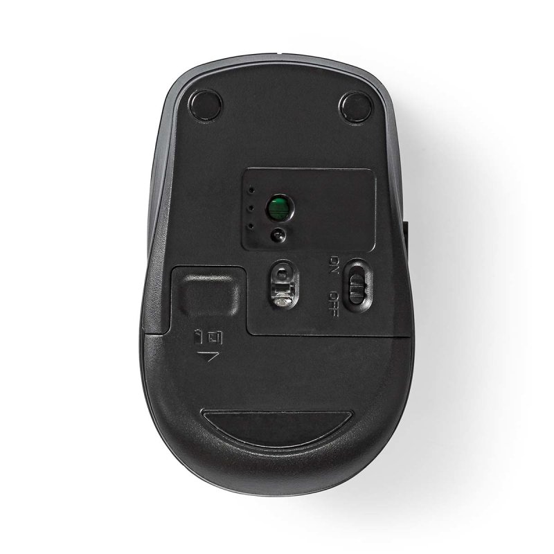 Nedis Mouse Drahtlos | 800 / 1200 / 1600 dpi | Einstellbar DPI | Anzahl Knöpfe: 6 | Rechtshändig