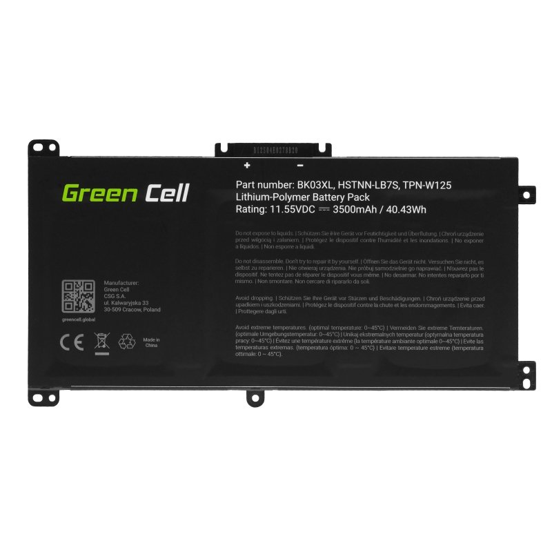Green Cell HP167 laptop spare part Battery