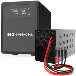 Green Cell UPSLPPC1200 alimentation d'énergie non interruptible Interactivité de ligne 2 kVA 1200 W