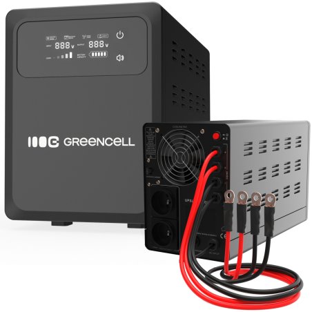 Green Cell UPSLPPC1200 alimentation d'énergie non interruptible Interactivité de ligne 2 kVA 1200 W
