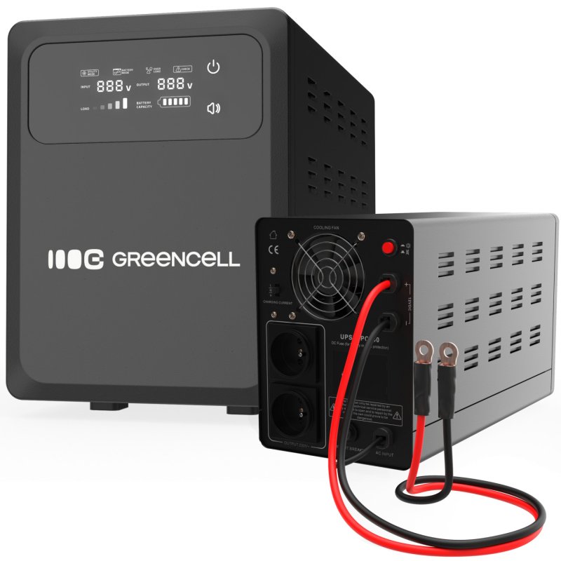 Green Cell UPSLPPC500 alimentation d'énergie non interruptible Interactivité de ligne 0,8 kVA 500 W