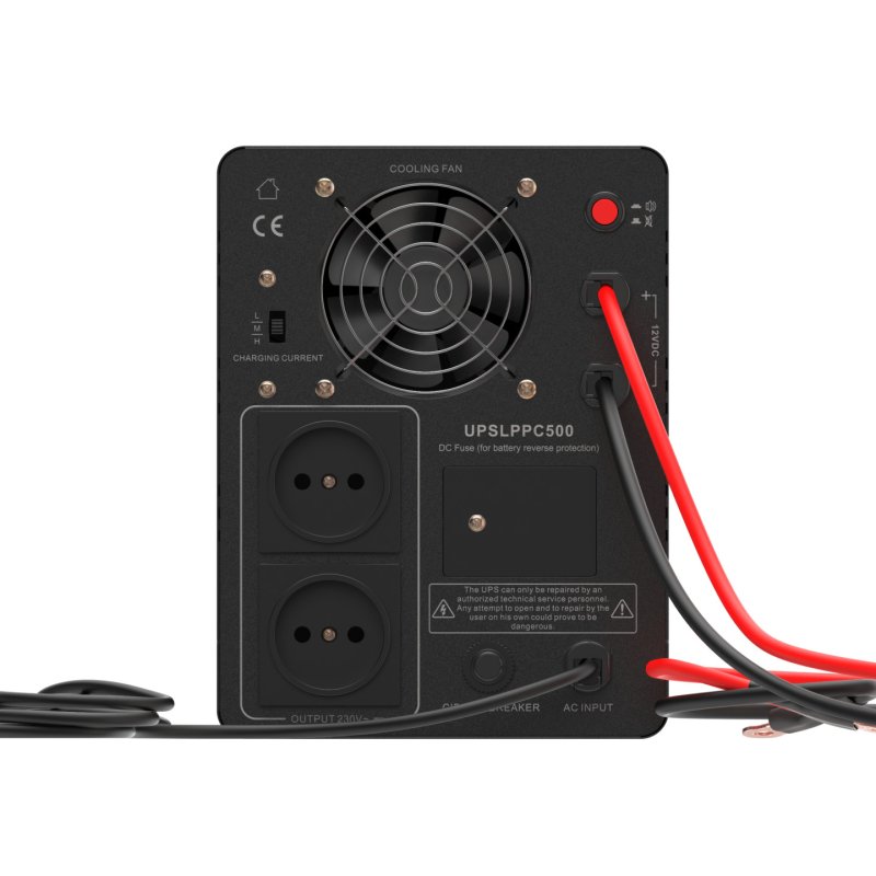 Green Cell UPSLPPC500 Uninterruptible Power Supply AVR UPS 800VA 500W PowerCore 12 VDC with LCD Display