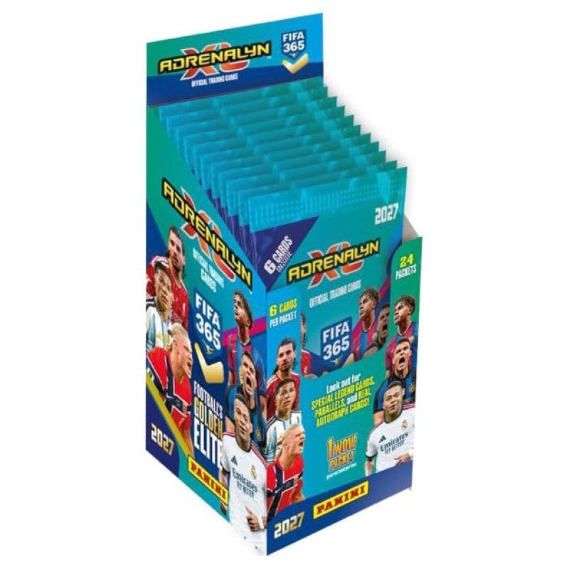 FIFA 365 Adrenalyn XL 2027 Trading Cards Flow Pack Display (24)