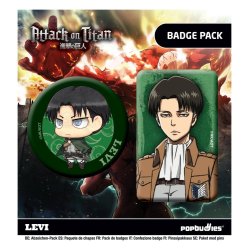 Attack on Titan Badges 2-Pack Levi