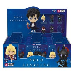 Solo Leveling Pocket Hero Keychain Series 1 Blind Box Display (12)