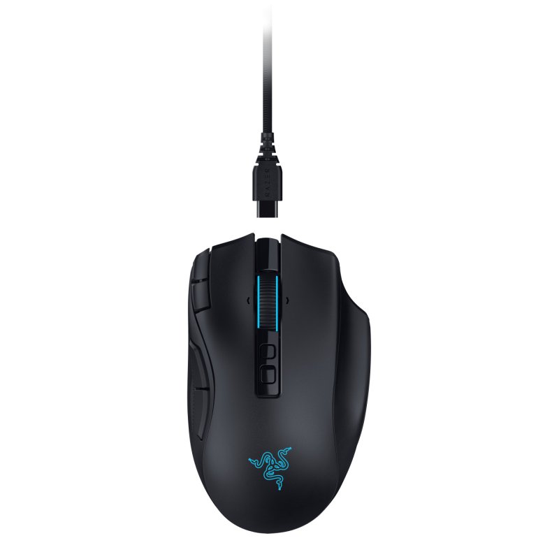 Razer Naga V3 Pro mouse Gaming Right-hand RF Wireless Bluetooth USB Type-C Optical 50000 DPI