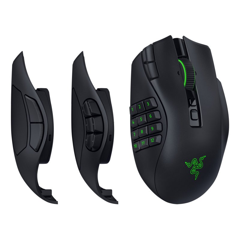 Razer Naga V3 Pro souris Gaming Droitier RF Wireless Bluetooth USB Type-C Optique 50000 DPI