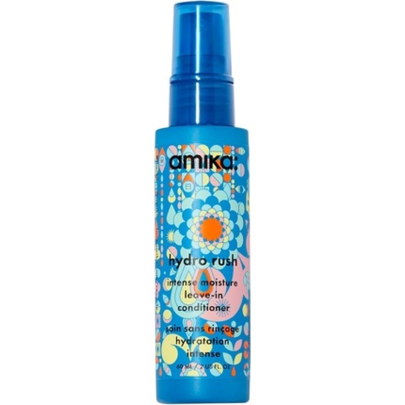 Amika Hydro Rush Intense Moisture Leave-In Conditioner Spray for Frizz Reduction