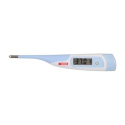 Gima Digital Instant Thermometer 8 Seconds °C / °F for Adults and Children Flexible Tip Waterproof with Large LCD