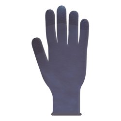 Ajsia LINEAR Gants jetables Violet Mousse de nitrile