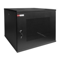 Pw Wp Wpn-Rwc-12604-B 50kg Wall-Mounted Rack 12U Black Shelves