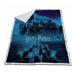 HARRY POTTER - Arrivé à Poudlard - Couverture Sherpa 130x170cm