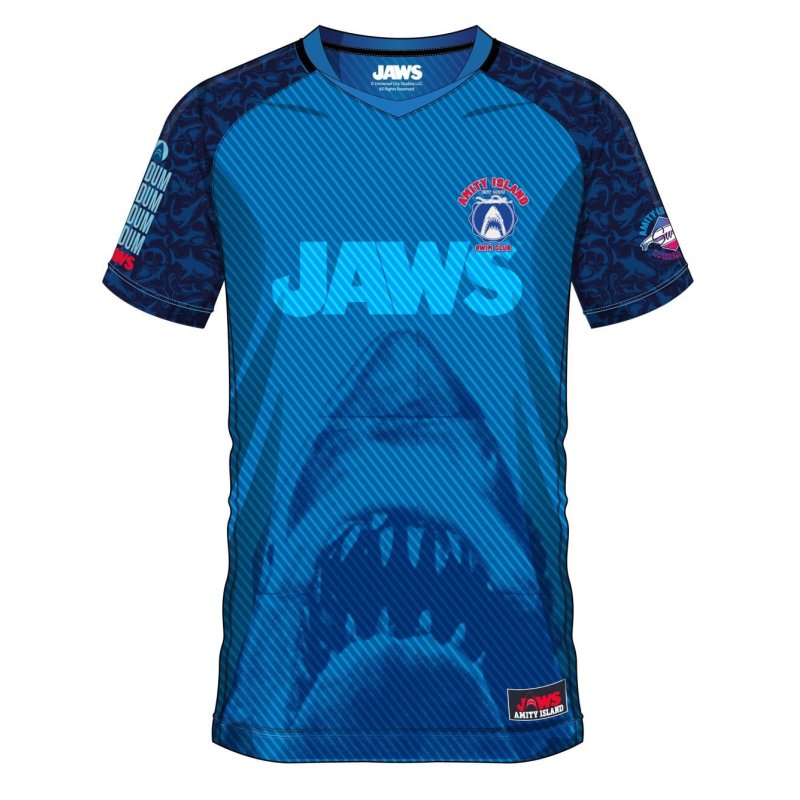 LES DENTS DE LA MER - Amity Island 75 - Maillot de Foot Homme (L)