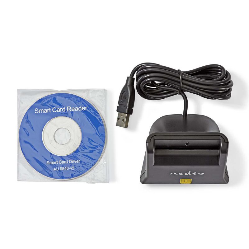 Nedis Kartenleser Smart Card (ID) inklusive: Software USB 2.0