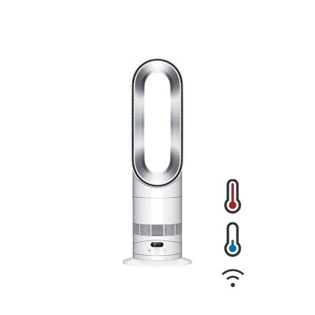 Heizlüfter AM15 Hot Cool Ventilator, Weiß/Silber