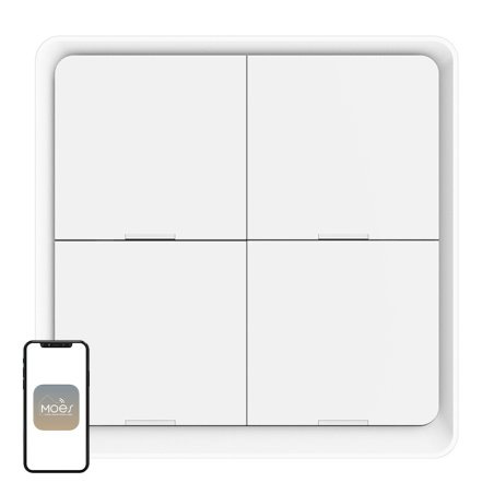 MOES ZT-SY-EU4S ZigBee 4-Button Scene Switch