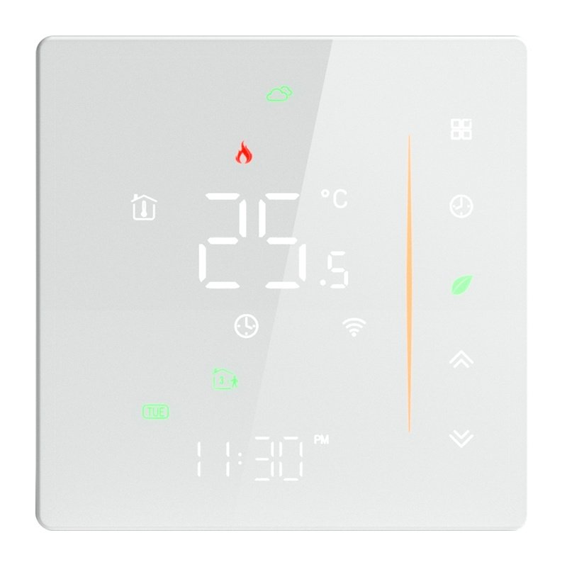 MOES WHT-006-GB-WH Wi-Fi Thermostat for Electric Heating (White)