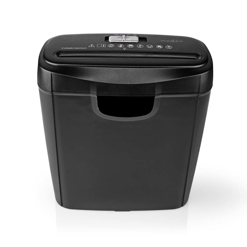 Nedis PASH112BKA4 destructeur de papier Découpage en bandes 22 cm Noir
