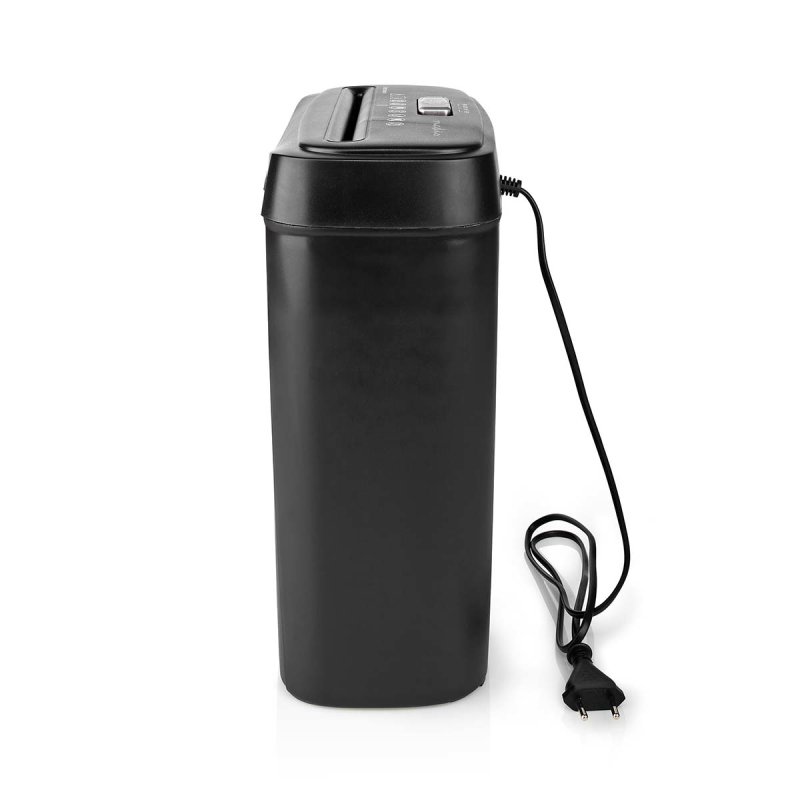 Nedis Aktenvernichter Streifenschnitt 6x A4-Seiten | 10 l | Sicherheitsnorm: DIN 2 | Schwarz