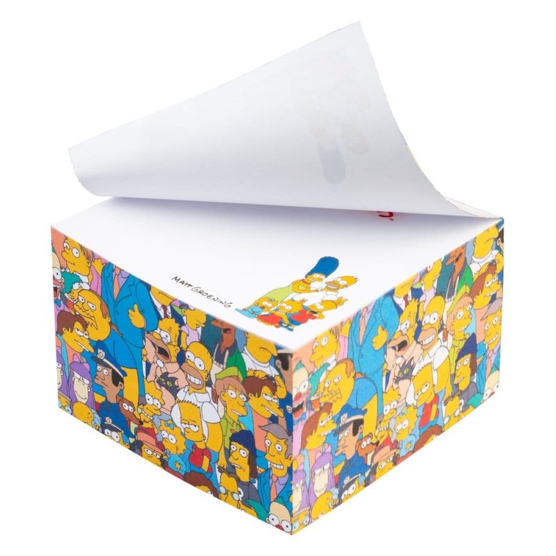 LES SIMPSONS - Springfields - Mémo Bloc-Notes Adhésif