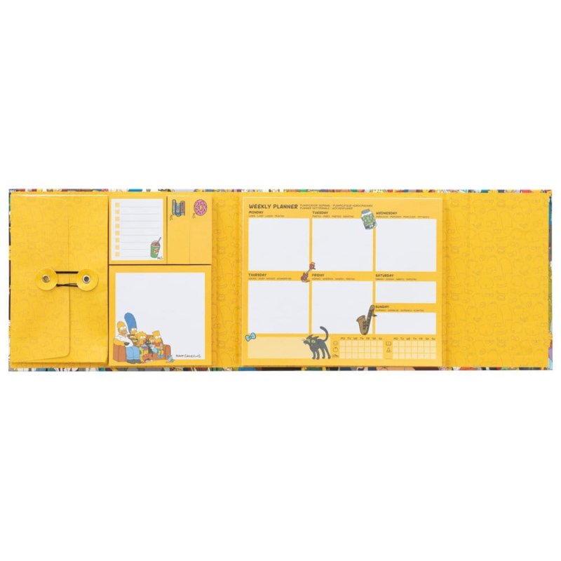LES SIMPSONS - Planificateur Hebdomadaire Bloc Note