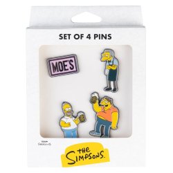 LES SIMPSONS - Taverne de Moe - Set de 4 Pin's