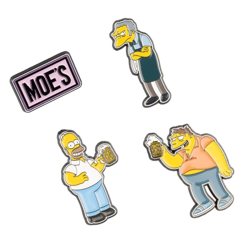 LES SIMPSONS - Taverne de Moe - Set de 4 Pin's