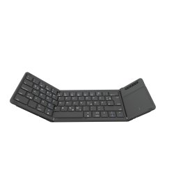 Samsung C&T Foldable Bluetooth Keyboard with Number Pad, Black