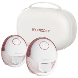Momcozy M6 Milchpumpe, Doppel, mit Akku, Aufbewahrungsbox