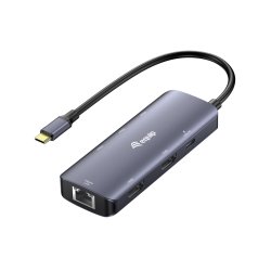 Equip 133501 station d'accueil Avec fil USB 3.2 Gen 1 (3.1 Gen 1) Type-C Gris