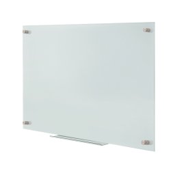 Dry Erase Whiteboard, wall-mounted, glass, 90x120cm
