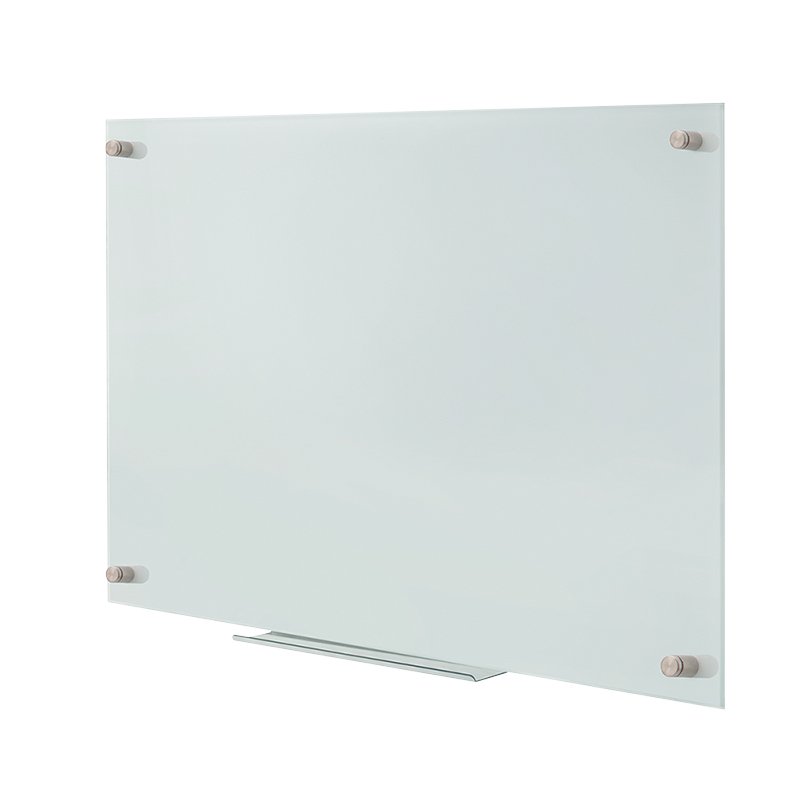 Dry Erase Whiteboard, wall-mounted, glass, 90x120cm