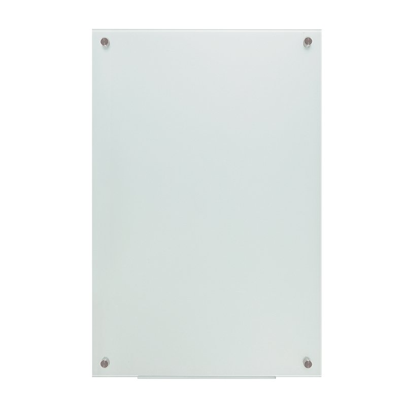 Dry Erase Whiteboard, wall-mounted, glass, 90x120cm