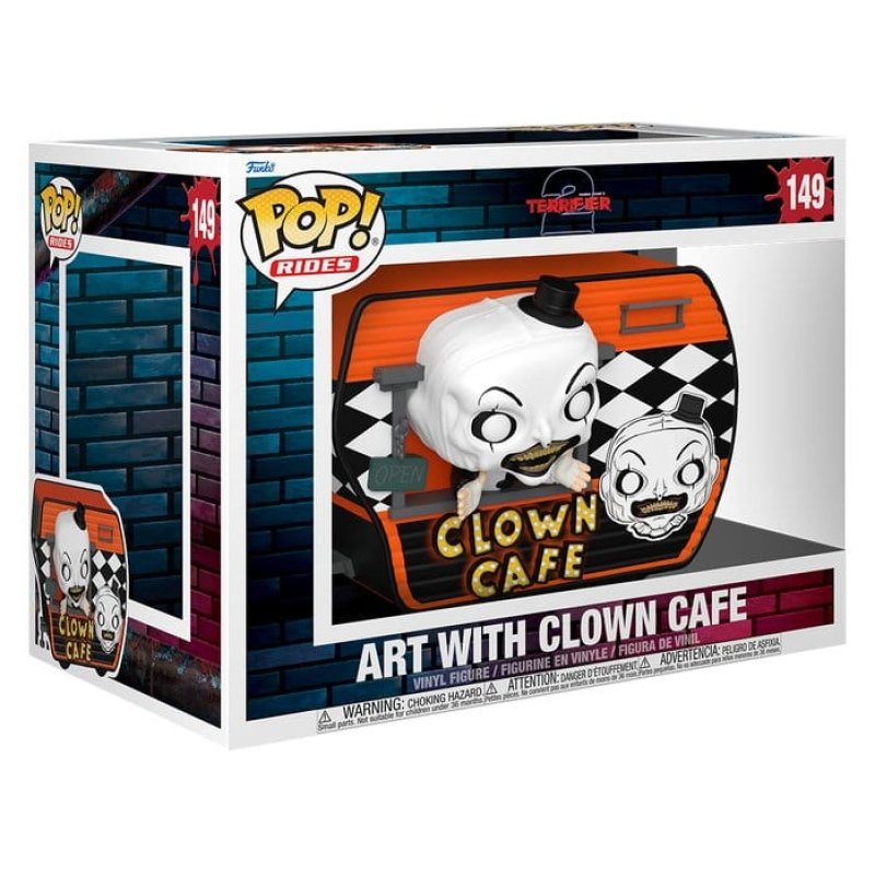 Terrifier POP! Rides Super Deluxe Vinyl Figure Café with Art 15 cm