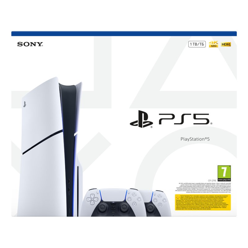 Sony Interactive Entertainment PS719022602 Console de jeu 1 To Wifi Noir, Blanc