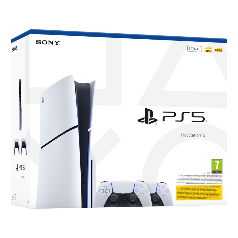 Sony Interactive Entertainment PS719022602 Console de jeu 1 To Wifi Noir, Blanc