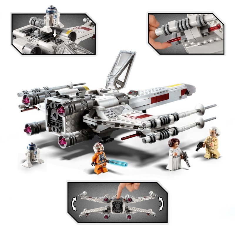 Lego compatible Star Wars 75301 - Le X-Wing Fighter de Luke Skywalker