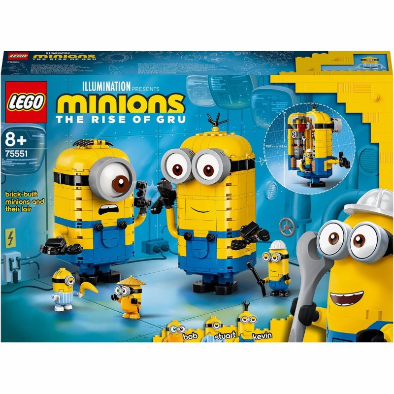 Minions Figuren Bauset mit Versteck (75551)