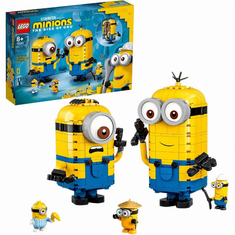 Minions Figuren Bauset mit Versteck (75551)