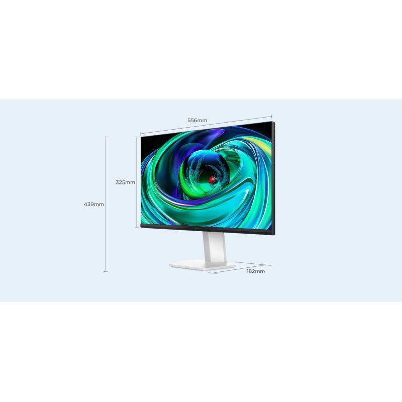 TCL 25G54 computer monitor 63.5 cm (25") 1920 x 1080 pixels Full HD QLED White