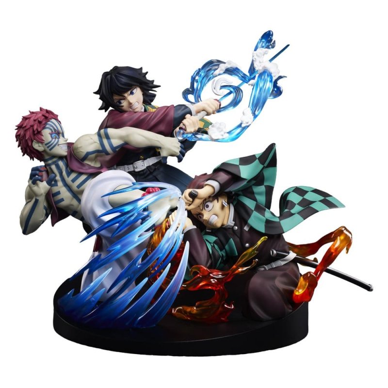 Demon Slayer: Kimetsu no Yaiba PVC Figure Tanjiro Kamado & Giyu Tomioka & Akaza 13 cm