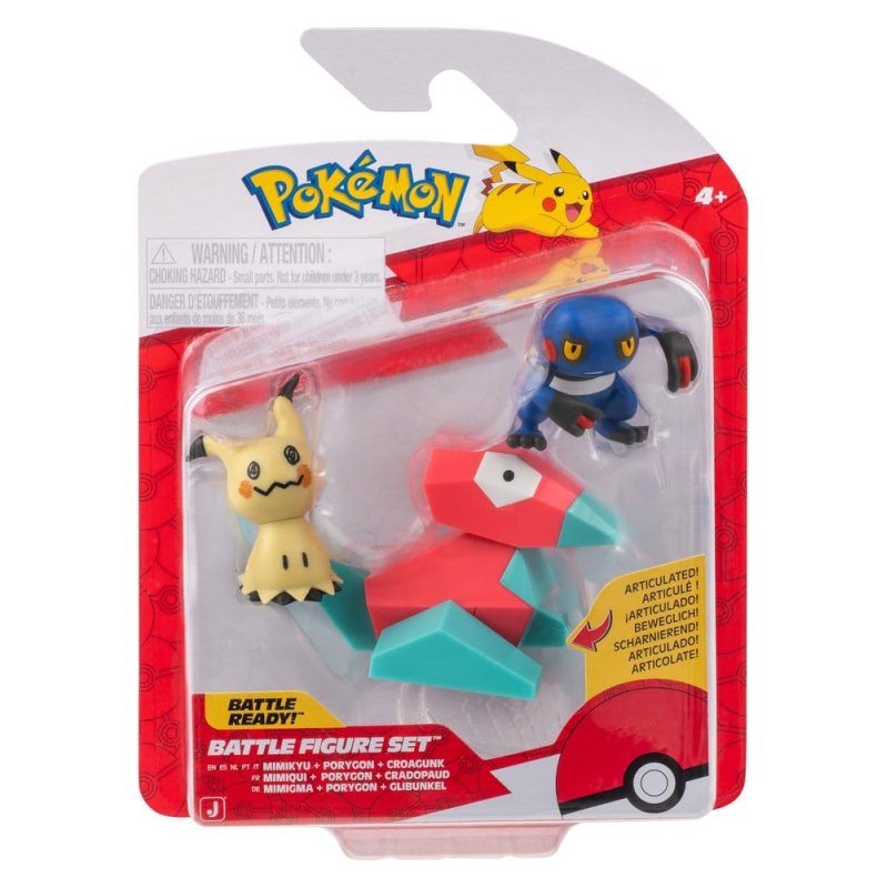 Pokémon Battle Figure Action Figures 3-Pack ver. 25 Assortment (4)