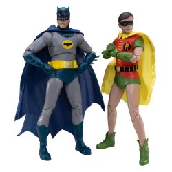 Batman Classic TV Series DC Multiverse McFarlane Collector Edition Action Figure 2-Pack Batman and Robin 18 cm