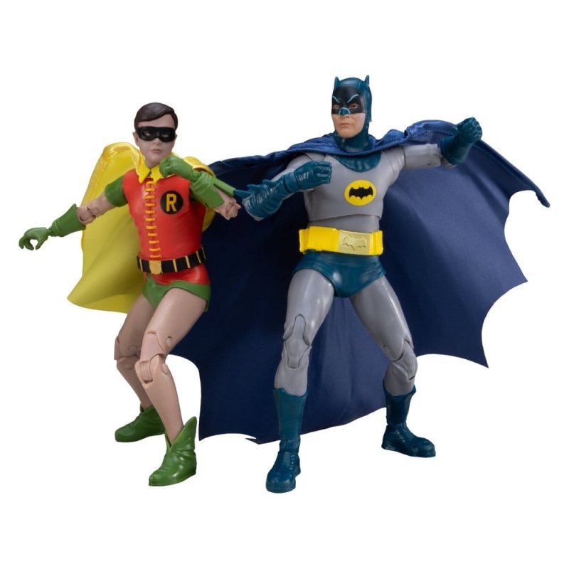 Batman Classic TV Series DC Multiverse McFarlane Collector Edition Action Figure 2-Pack Batman and Robin 18 cm