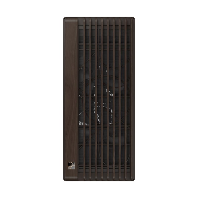ASUS ProArt PA602 Wood Edition Retro Brown - Tempered Glass Panel Midi Tower Marron