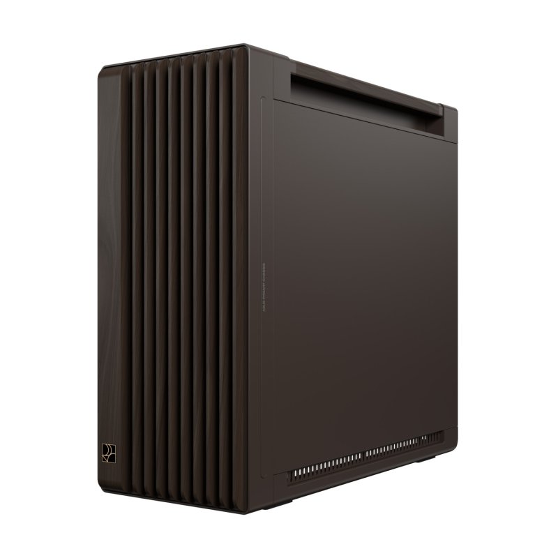ASUS ProArt PA602 Wood Edition Retro Brown - Tempered Glass Panel Midi Tower Marron