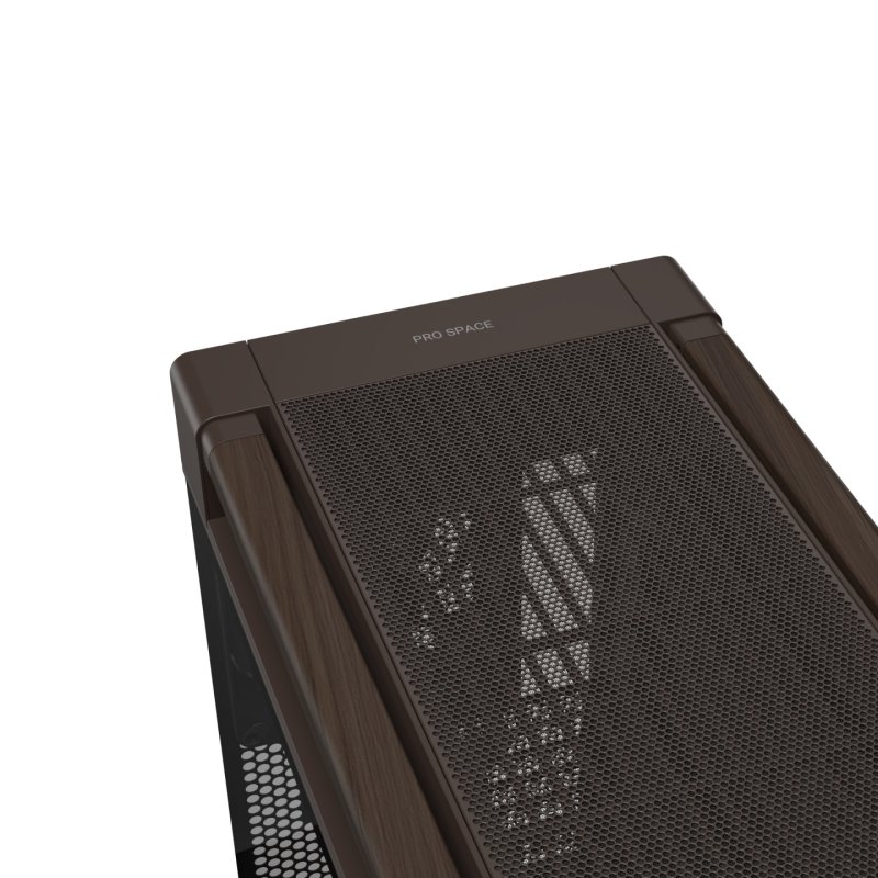 ASUS ProArt PA602 Wood Edition Retro Brown - Tempered Glass Panel Midi Tower Marron