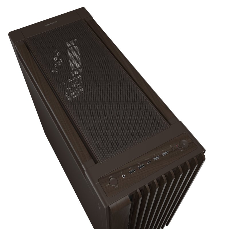 ASUS ProArt PA602 Wood Edition Retro Brown - Metal Panel Midi Tower Marron